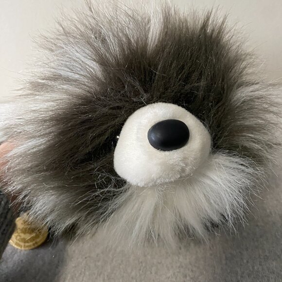 NWT Vintage Ganz The Heritage Collection Googles Raccoon Grey White 18” 1988 - Picture 5 of 16